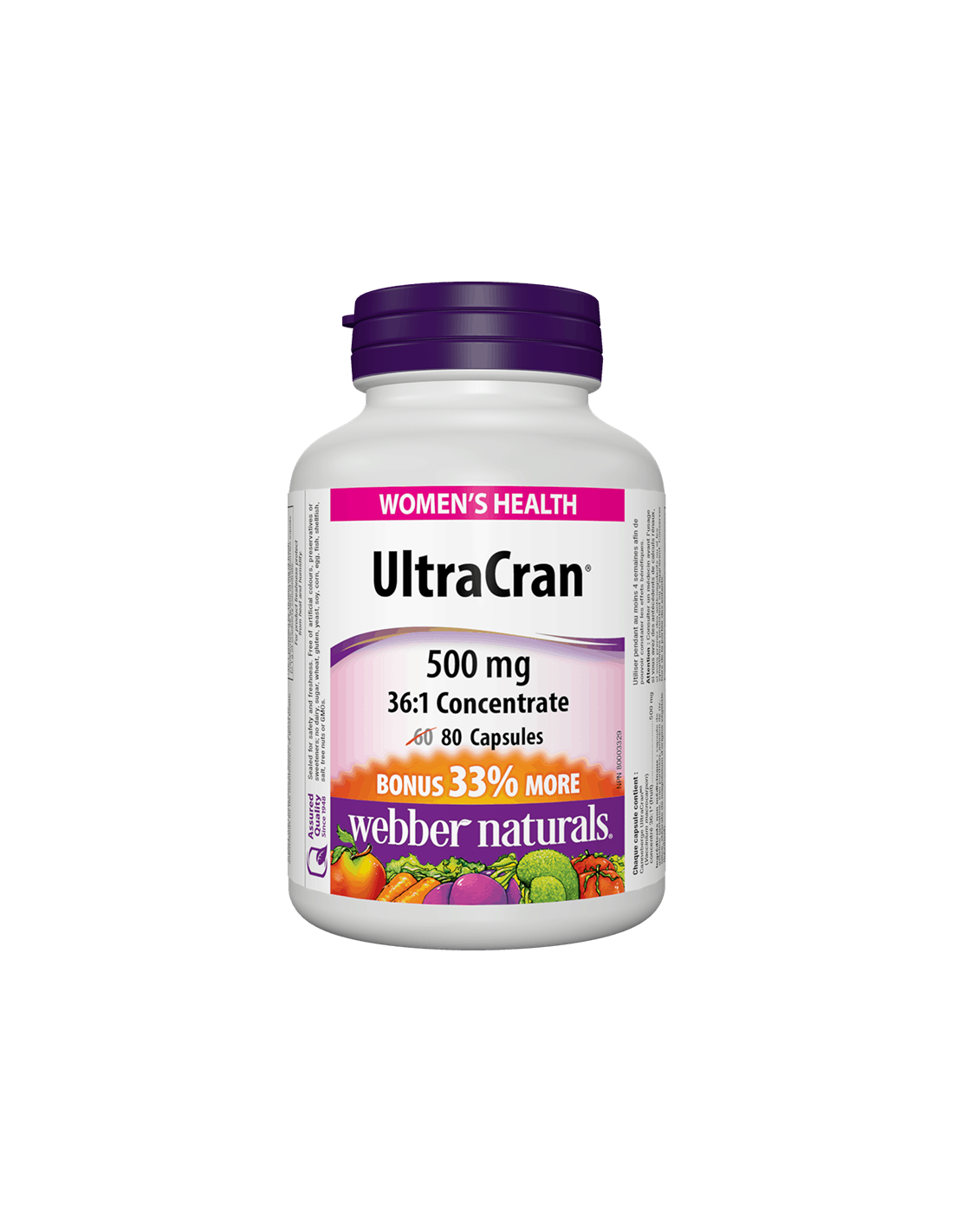UltraCran®/Cranberry 36:1 Konzentrat 500 mg x 80 Kapseln