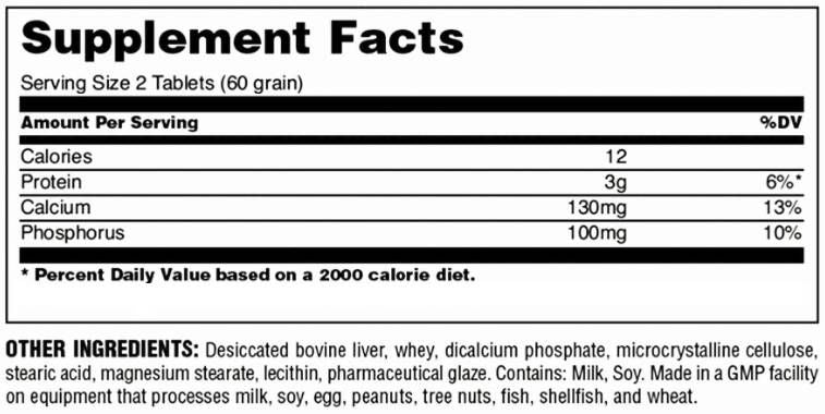 Uni Leber - 250 Tabletten
