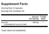 Uva Ursi Leaf 450 mg – 100 Kapseln