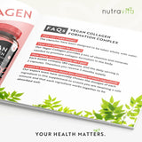Veganer Kollagenbildungskomplex 180 Kapseln. <tc>Nutravita</tc>