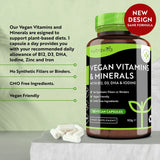 Veganes Basis-Multivitaminpräparat/120 Kapseln, 120 Tage/ <tc>Nutravita</tc>