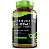Veganes Basis-Multivitaminpräparat/120 Kapseln, 120 Tage/ <tc>Nutravita</tc>