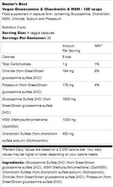 Veganes Glucosamin & Chondroitin & MSM – 120 Kapseln