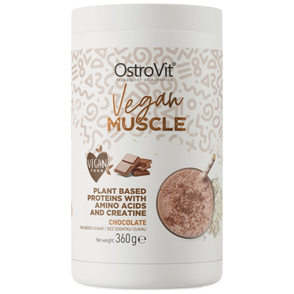 Veganer Muskel | mit Kreatin, BCAA und Ginseng 360 Gramm