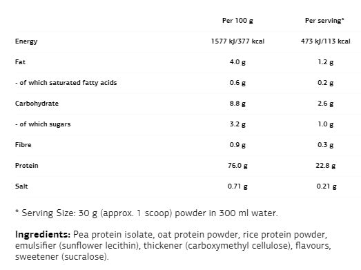 Veganes Protein – 0,500 kg