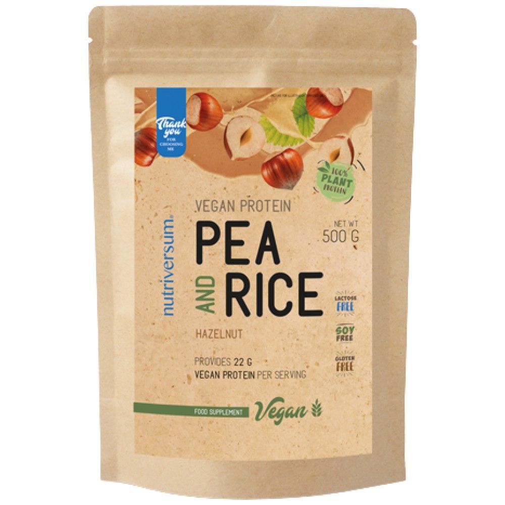 Veganes Protein | Erbsen und Reis – 500 Gramm