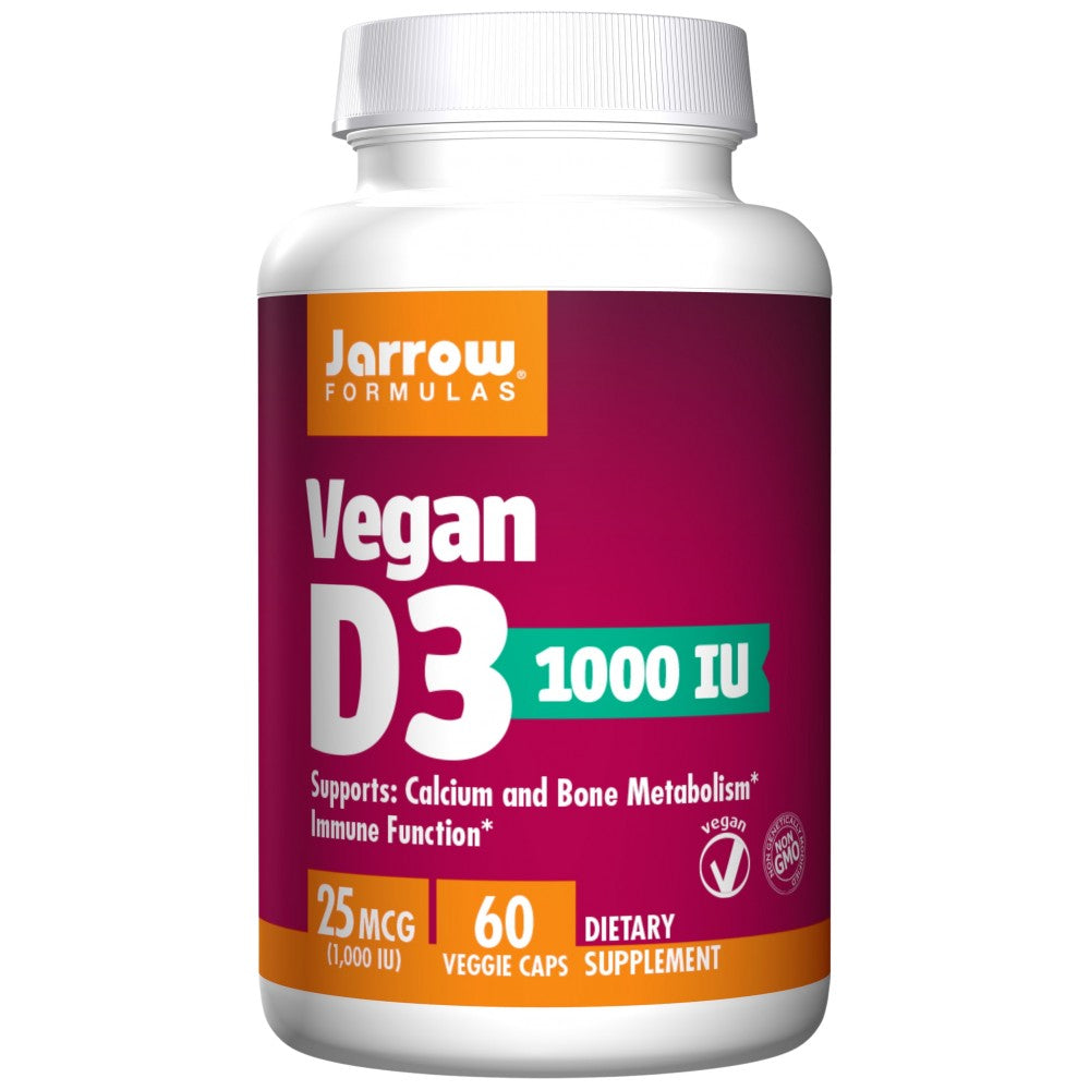 Veganes Vitamin D3 1000 IE 60 Kapseln