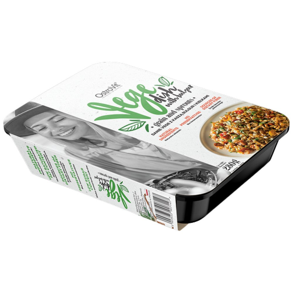 Gemüsegericht mit Bulgur, Getreide und Sprossen | Fertiggericht 280 Gramm