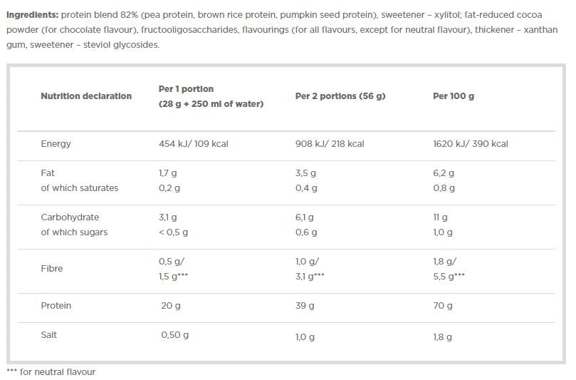 Veggie Protein Complex/Vegan – 500 Gramm
