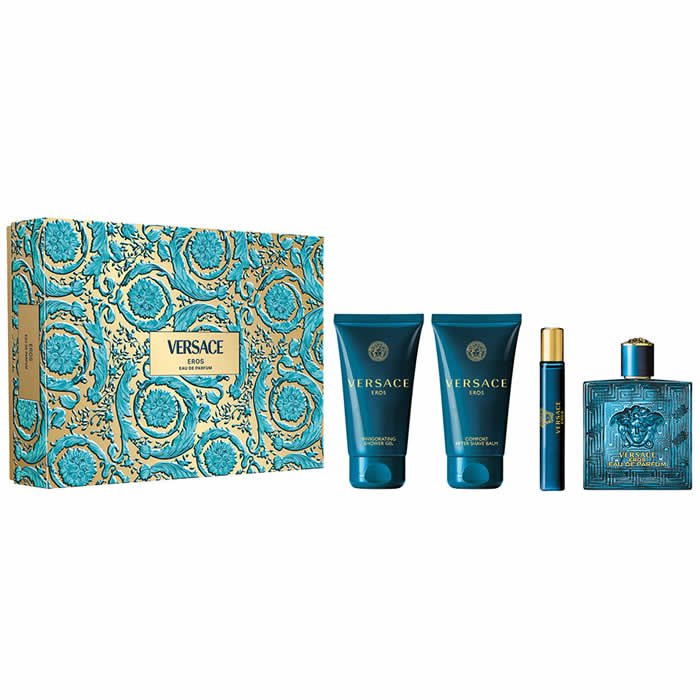 <tc>VERSACE</tc> Eros Eau de Parfum Spray 100ml Set 4 Stück