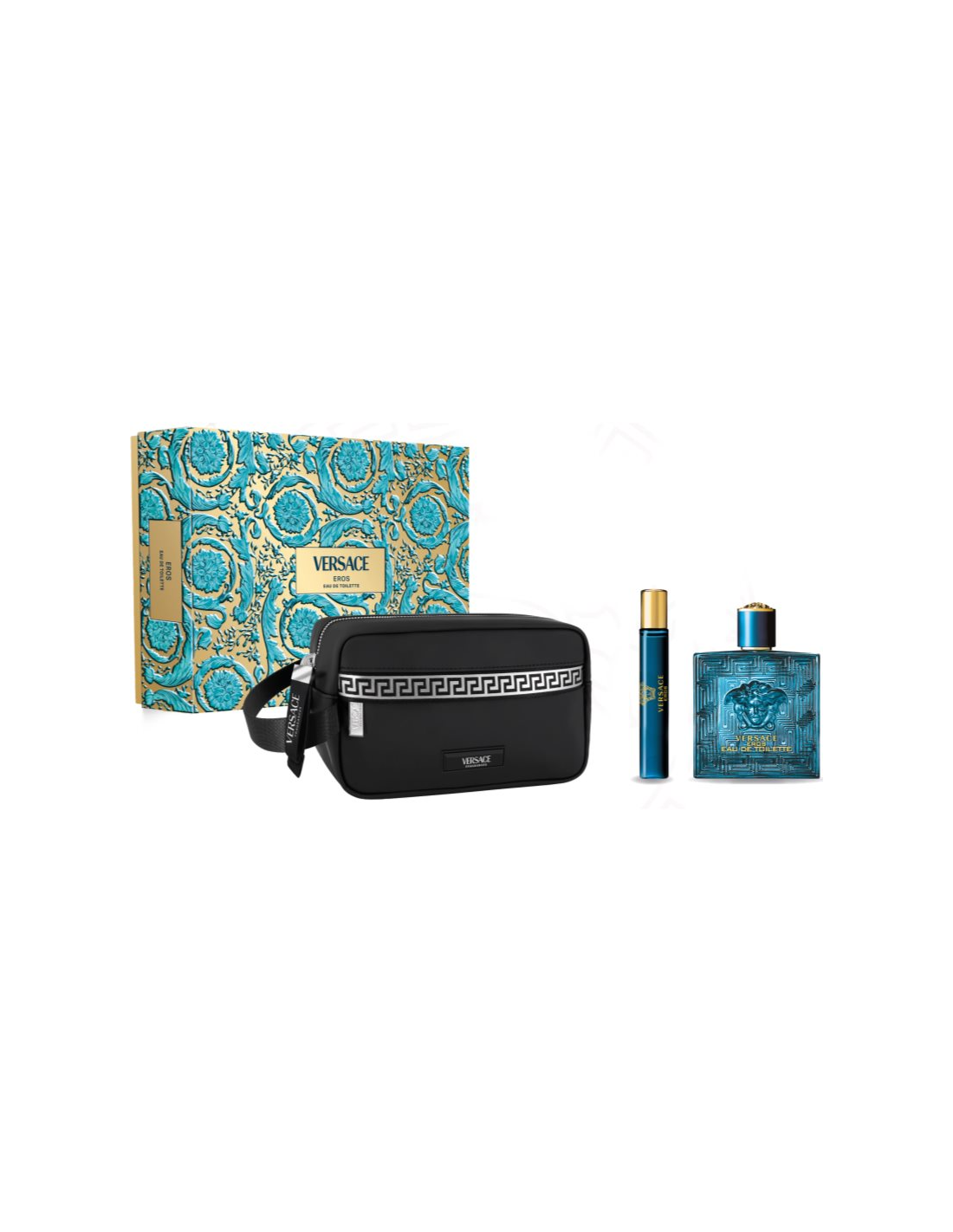 <tc>VERSACE</tc> Eros Eau de Toilette Spray 100 ml Weihnachtsset 3-teilig