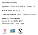 Vetiveröl | 100 % reine Vetiveria Zizanioides – 10 ml