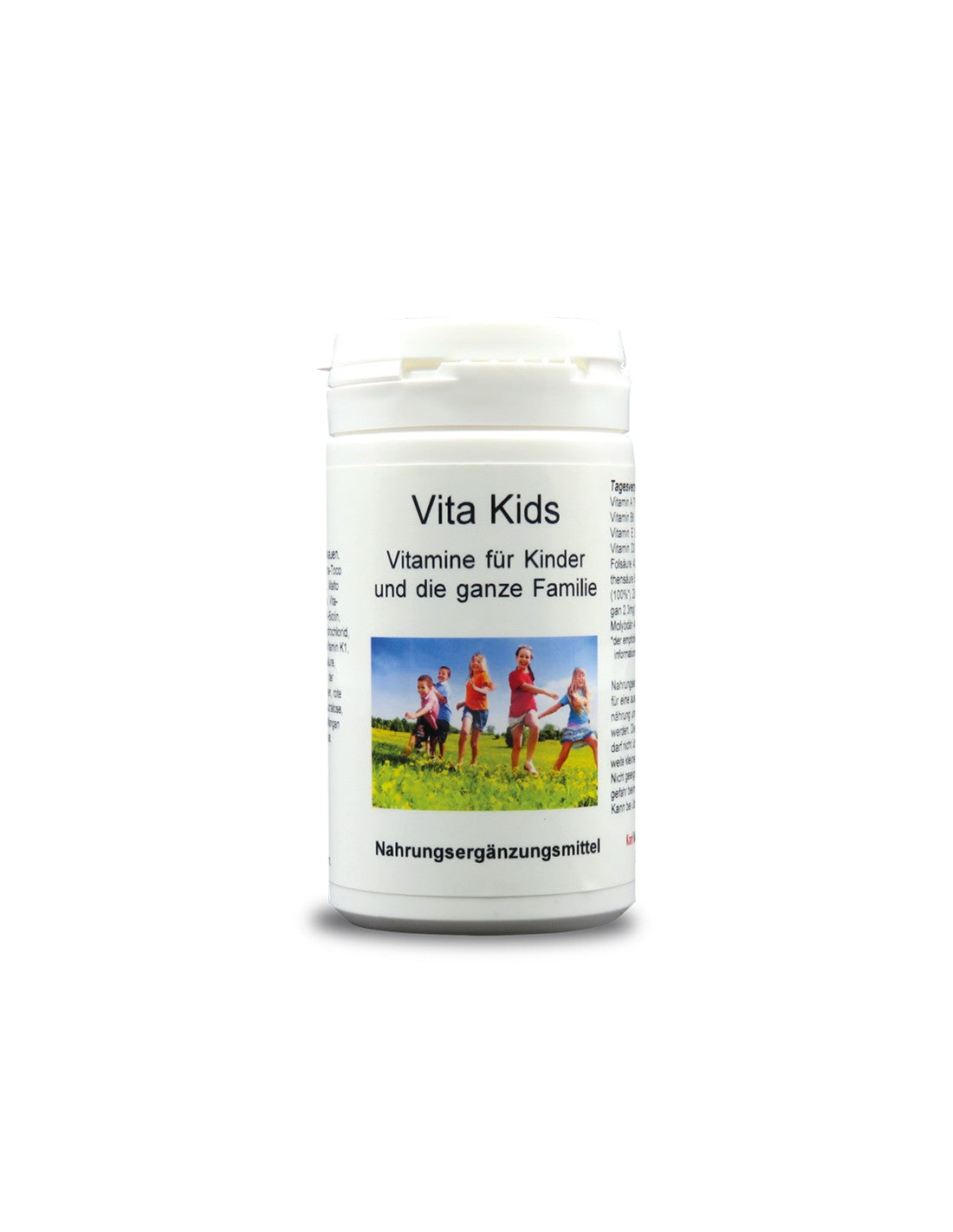Vita Kids - Vitamine für Kinder, 60 Kautabletten mit <tc>Karl Minck</tc> Himbeergeschmack