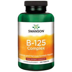 Vitamin B-125 Complex - High Potency 250 capsules - Nutra Best Europe