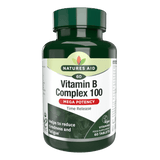 Vitamin B-Komplex (Vitamin B-Komplex 100) 60 Tabletten mit langsamer Freisetzung NaturesAid
