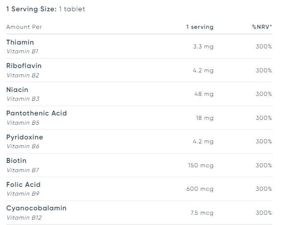 Vitamin-B-Komplex – 120 Tabletten