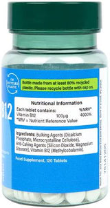 Vitamin B12 100 µg | Methylcobalamin – 120 Tabletten