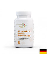Vitamin B12 + Folsäure/Vitamin B12 + Folsäure, 180 Tabletten