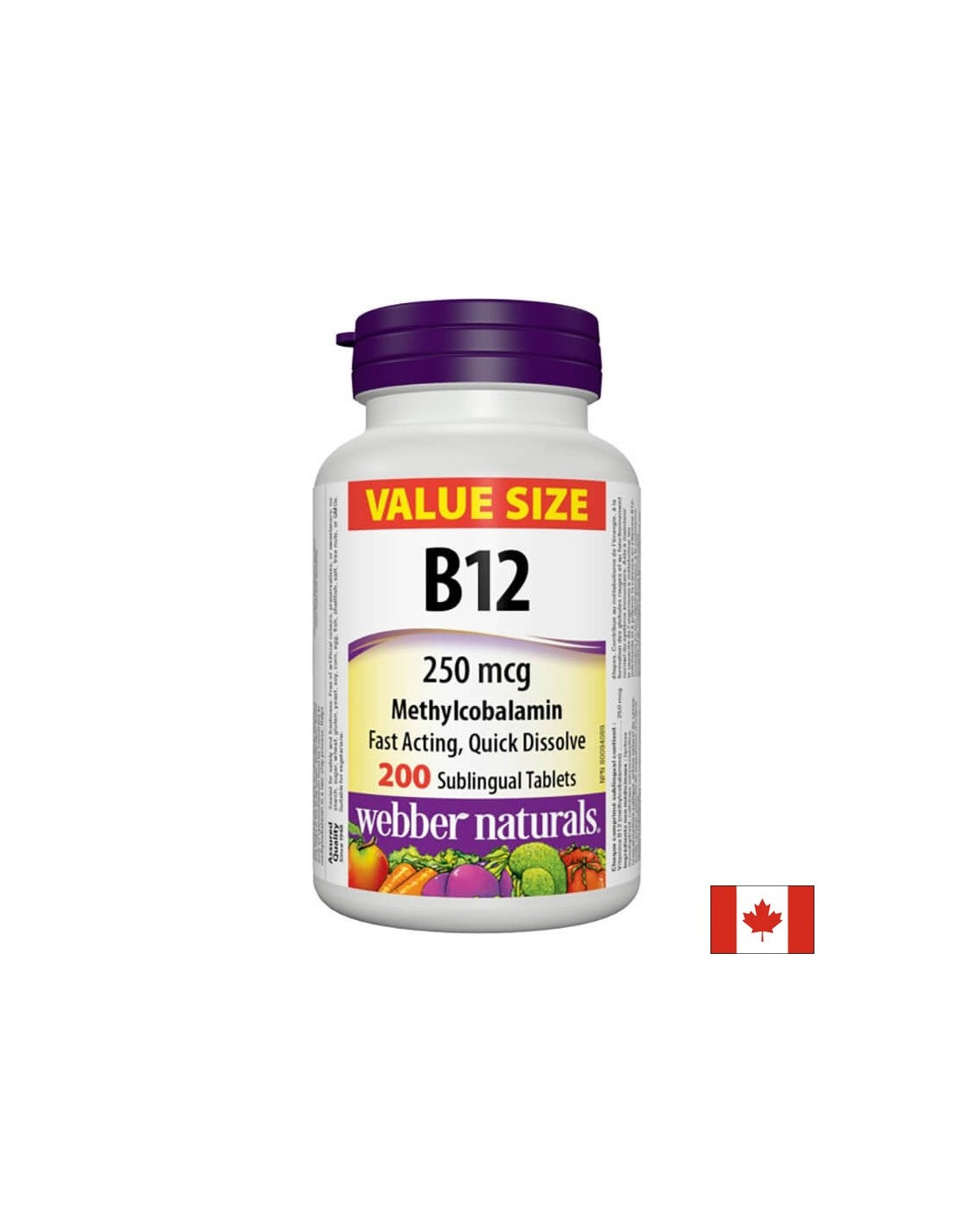 Vitamin B12 Methylcobalamin – Vitamin B12 Methylcobalamin 250 µg, 200 Sublingualtabletten
