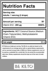 Vitamin B12 in Tropfen | als Methylcobalamin – 30 ml