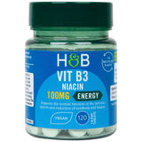 Vitamin B3 | Niacin 100 mg – 120 Tabletten