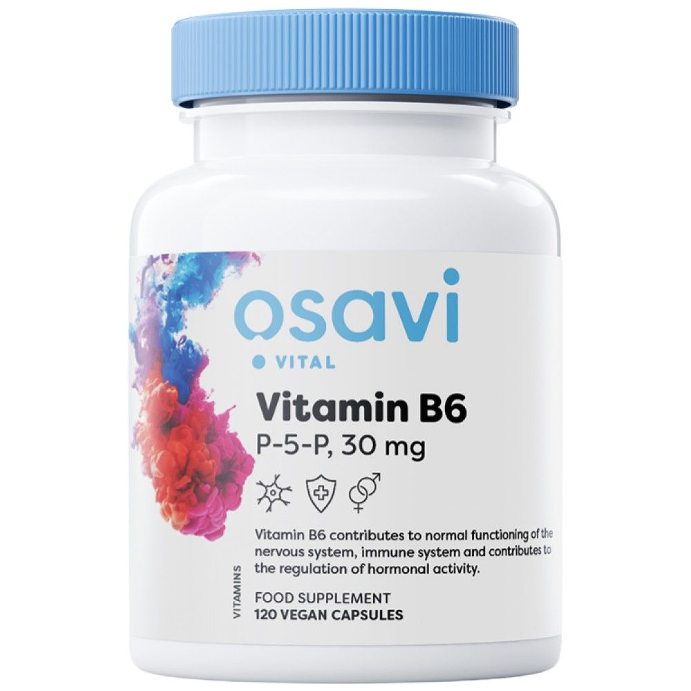 Vitamin B6 | P-5-P 30 mg – 120 Kapseln
