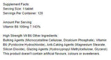 Vitamin B6/Pyridoxin 100 mg – 120 Tabletten
