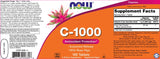 Vitamin C-1000 mit Hagebutten/verzögerte Freisetzung – 100 Tabletten
