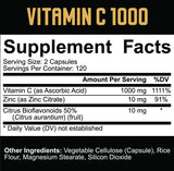 Vitamin C 1000 | mit Zink und Zitrus-Bioflavonoiden – 240 Kapseln