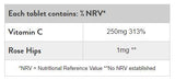 Vitamin C 250 mg | mit Hagebutten - 100 Tabletten