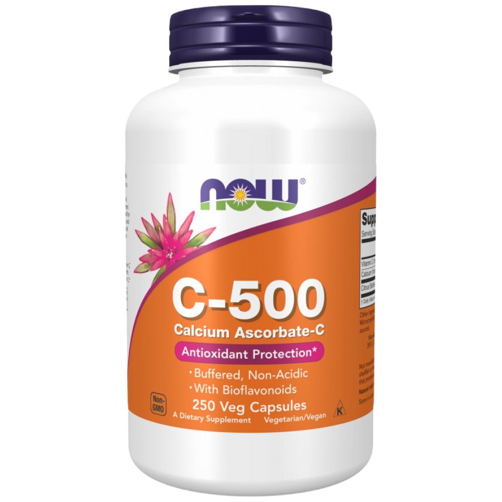 Vitamin C-500 | Calciumascorbat-C – 250 Kapseln