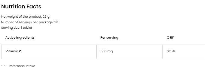 Vitamin C 500 mg – 90 Tabletten