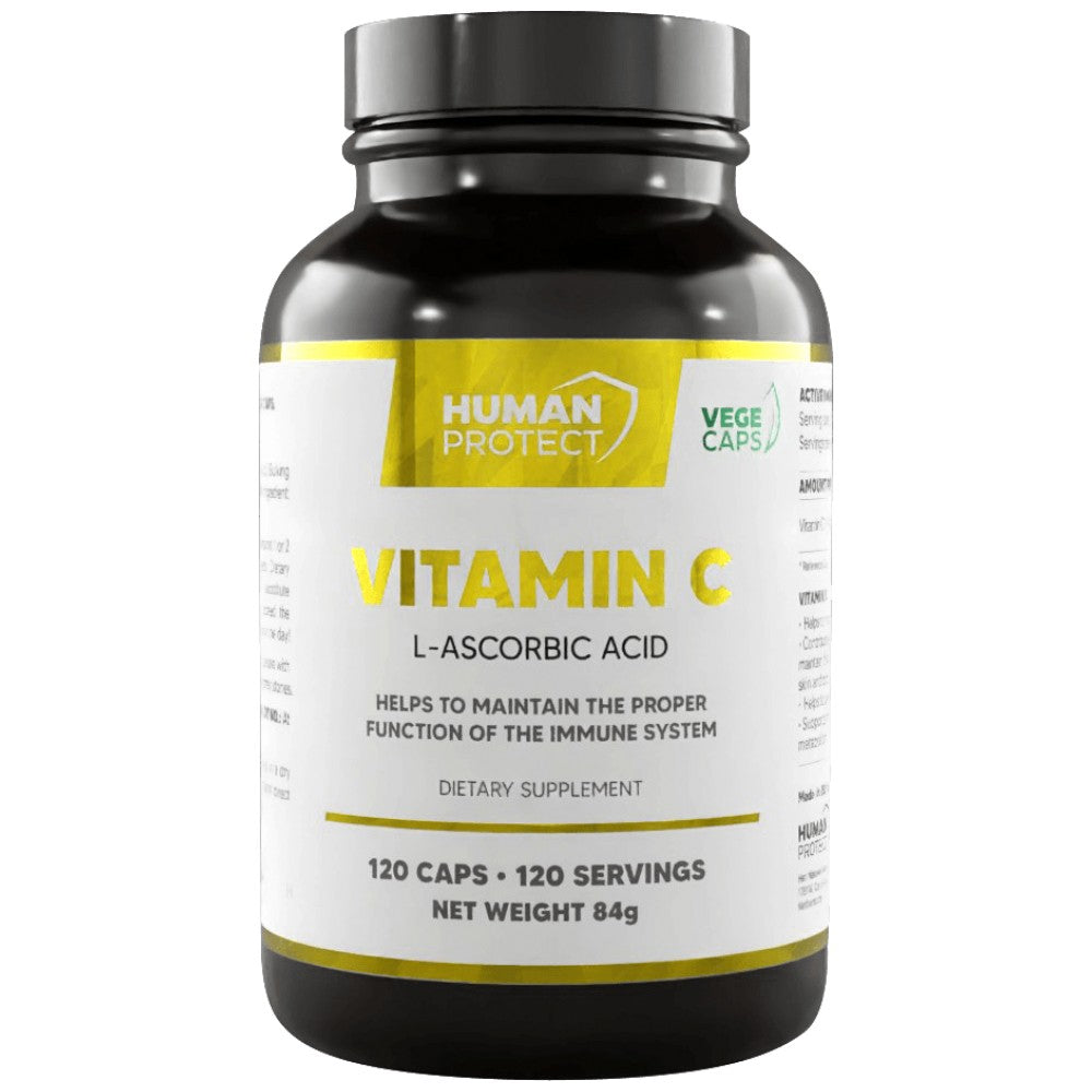 Vitamin C 500 mg | L-Ascorbinsäure – 120 Kapseln