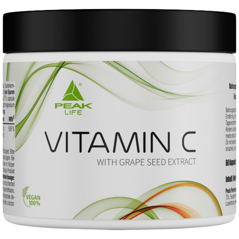 Vitamin C 750 mg/mit Traubenkernöl – 60 Kapseln
