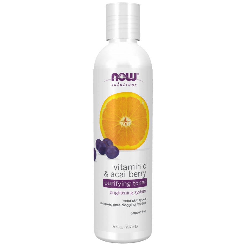 Reinigender Toner mit Vitamin C und Acai-Beere | Ohne Parabene – 237 ml