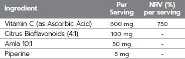 Vitamin C Plus | mit Zitrus-Bioflavonoiden, schwarzem Pfeffer und Amla – 60 Tabletten