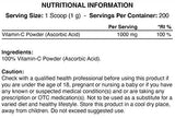 Vitamin-C-Pulver – 200 Gramm