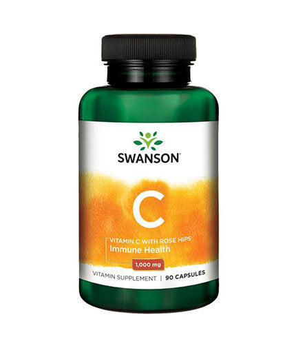 Vitamin C mit Hagebutten 1000 mg – 90 Kapseln
