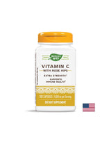 Vitamin C mit Hagebutten/Vitamin C 1000 mg & Hagebutten x 100 Kapseln Nature's Way