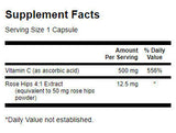 Vitamin C mit Hagebutten 500 mg – 100 Kapseln
