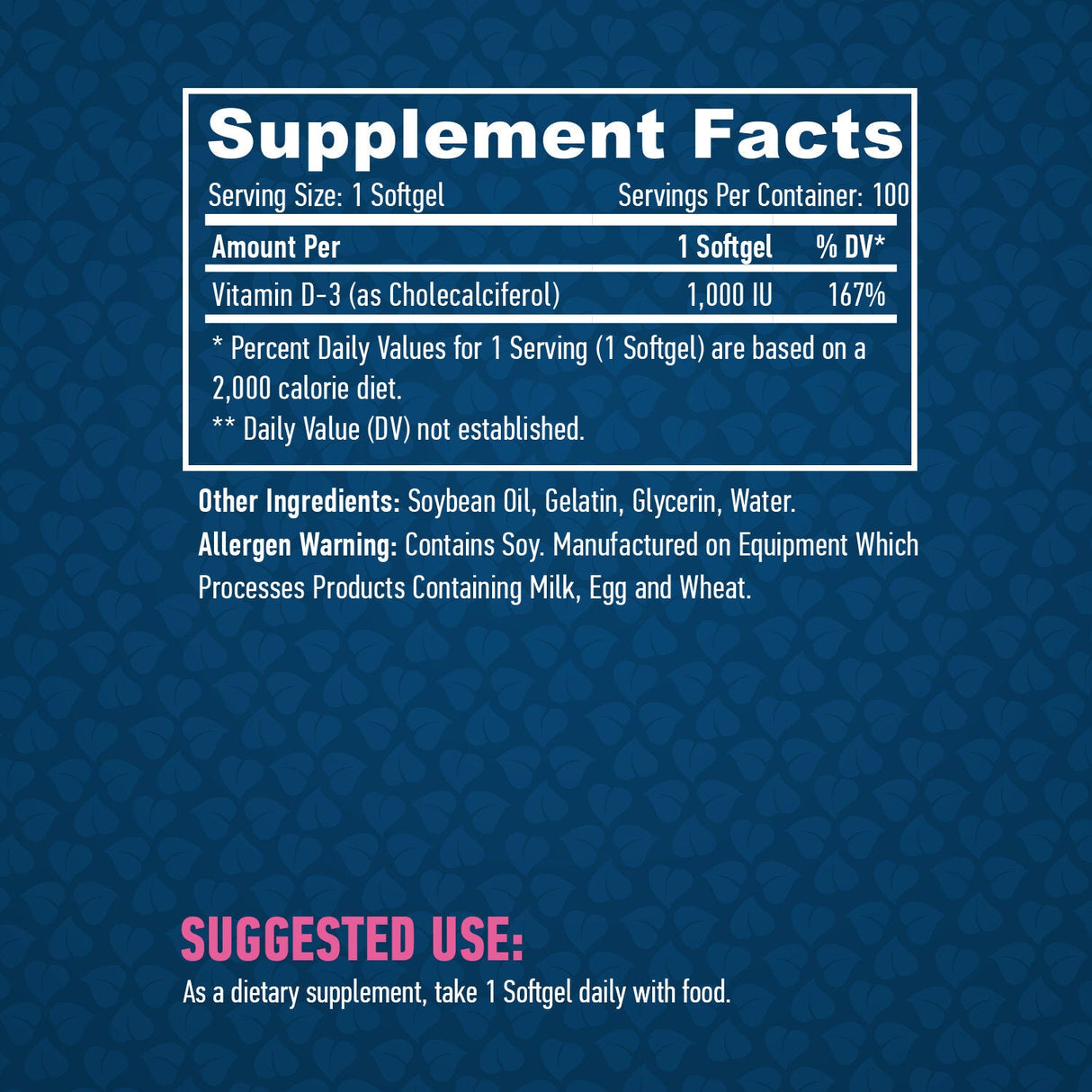 Vitamin D-3/1000 IE/100 Kapseln