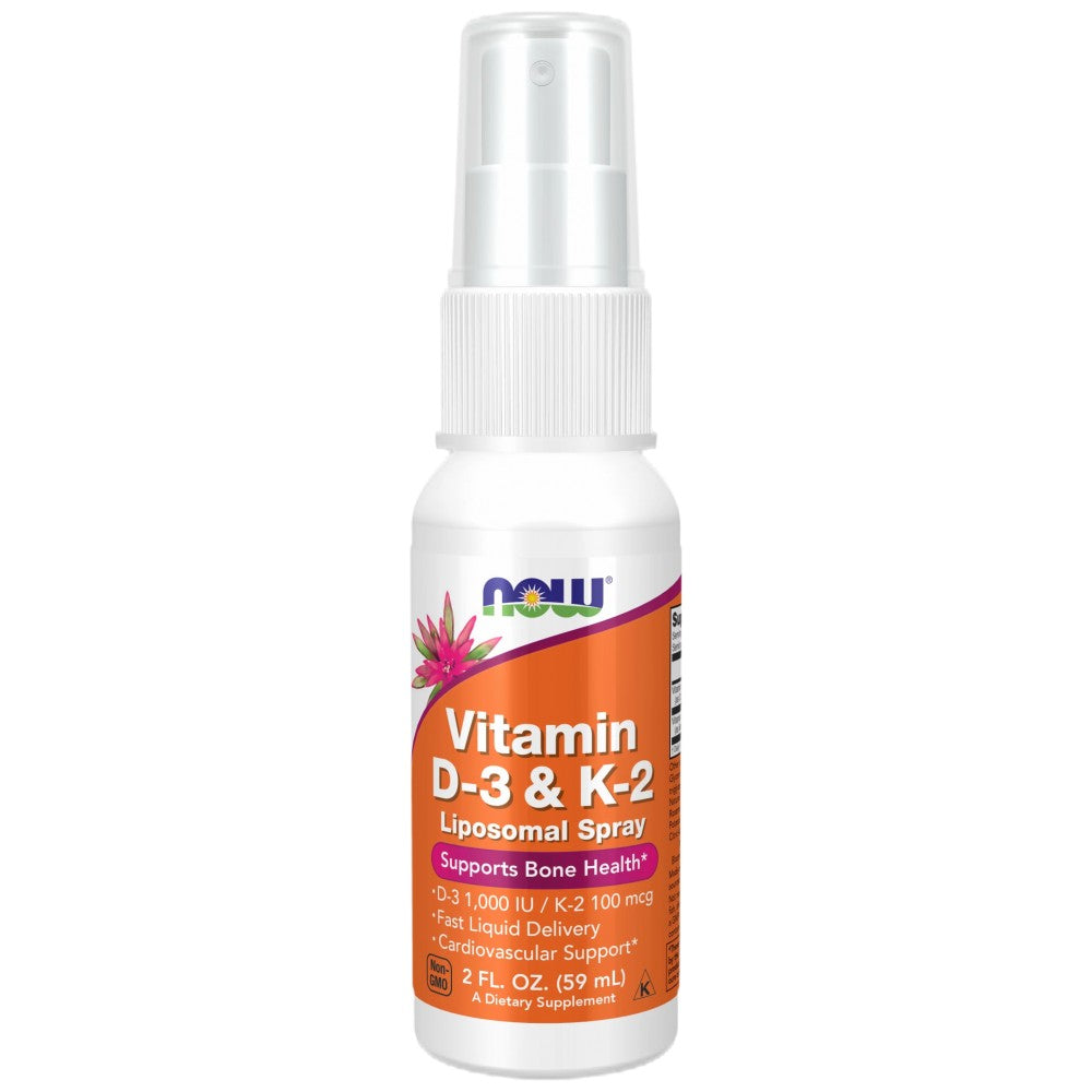 Vitamin D-3 1000 IE & K-2 100 µg | Liposomales Spray - 59 ml