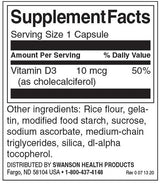 Vitamin D-3 400 IE – 250 Kapseln