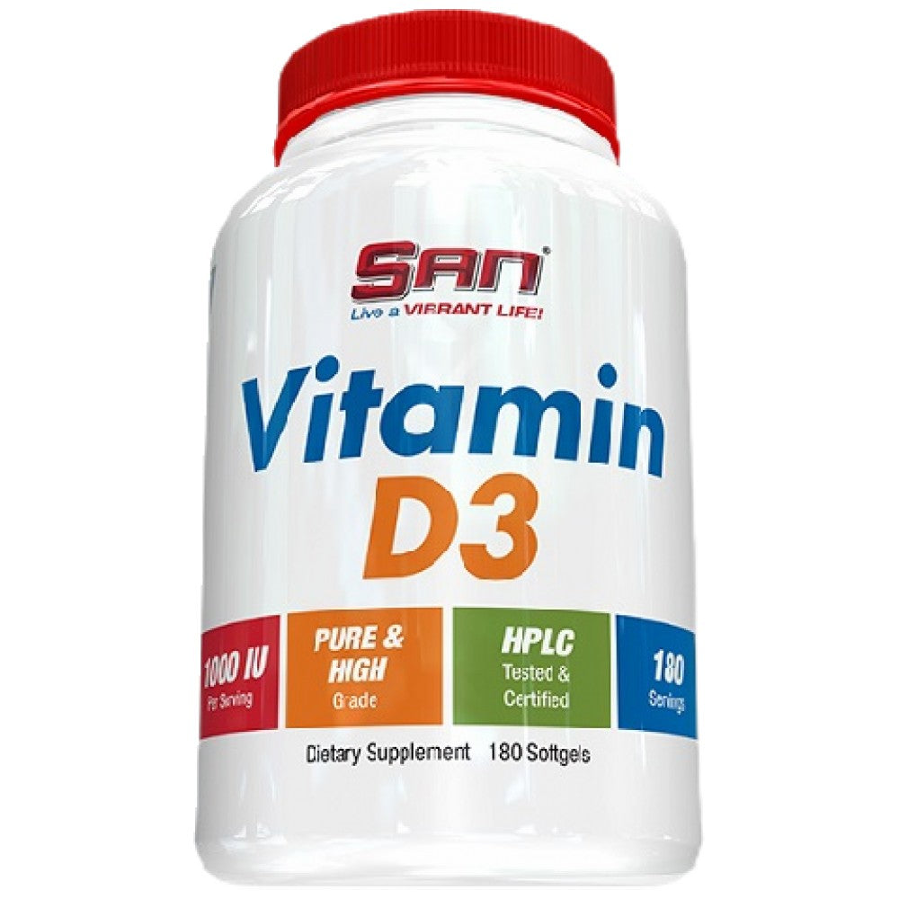 Vitamin D3 1000 IE – 180 Gelkapseln