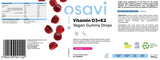 Vitamin D3 400 IE + K2 75 µg | Vegane Gummibonbons – 60 Bonbons