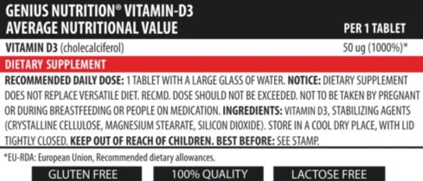Vitamin D3 – 90 Kapseln