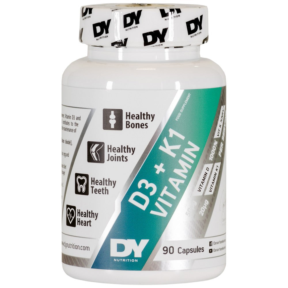 Vitamin D3 + K1 90 Kapseln