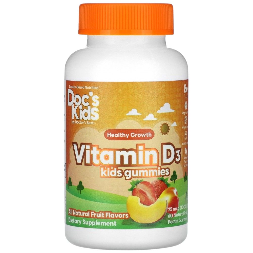 Vitamin D3 Gummibärchen für Kinder – 60 Gummibärchen