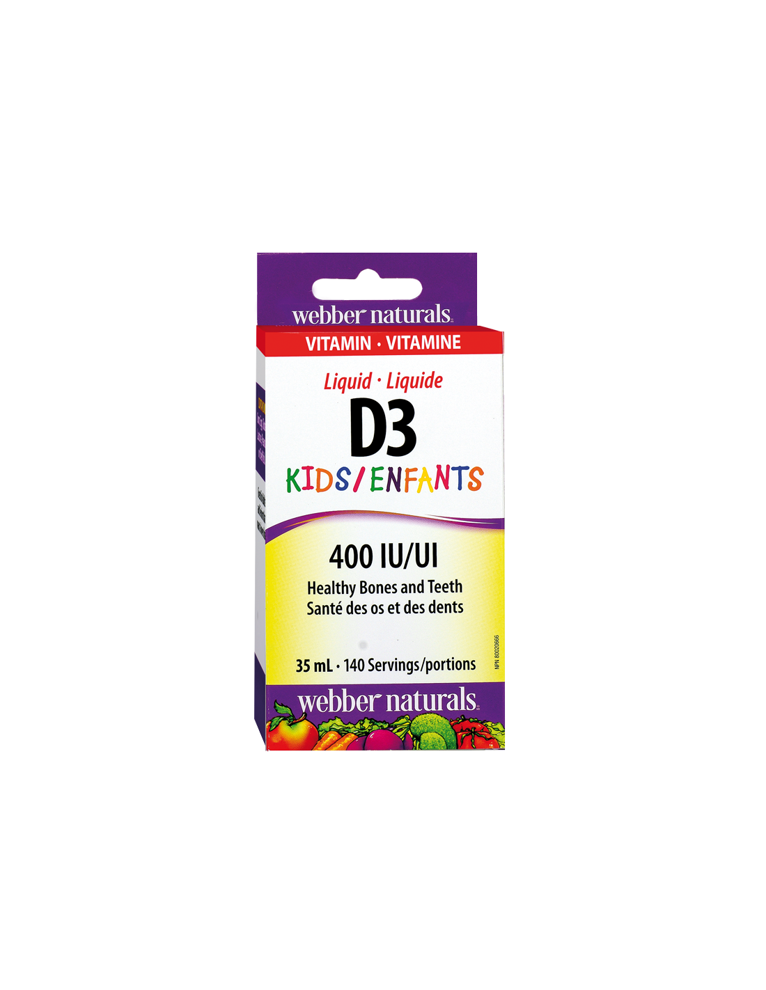 Vitamin D3 Kids/ Vitamin D3 für Kinder 400 IE x 35 ml/ 140 Dosen