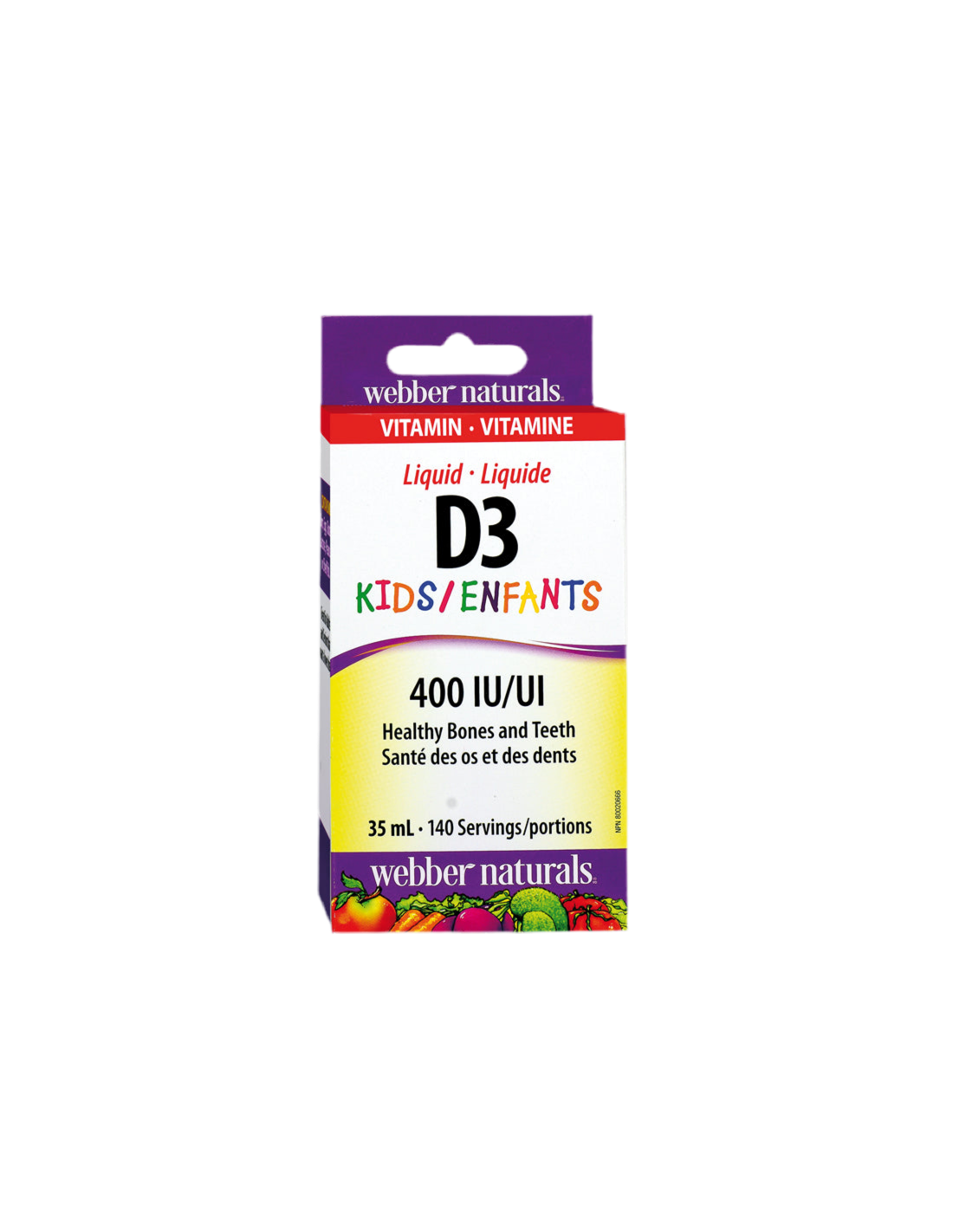 Vitamin D3 Kids/ Vitamin D3 für Kinder 400 IE x 35 ml/ 140 Dosen